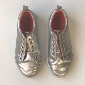Old Navy Girls metallic sneakers size 13